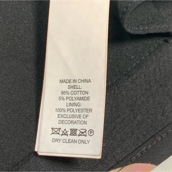 Kate Spade New York Womens Black Cotton Blend Blossom Trim Tweed Dress Size 6 - Picture 9 of 10